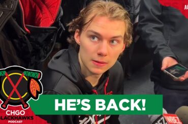 Connor Bedard talks following his return-game to the Chicago Blackhawks | CHGO Blackhawks