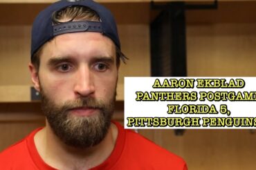 Aaron Ekblad, Panthers Postgame: Florida 5, Pittsburgh Penguins 2