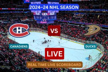 Montreal Canadiens Vs Anaheim Ducks LIVE Score UPDATE Today Hockey NHL Season Feb 13 2024