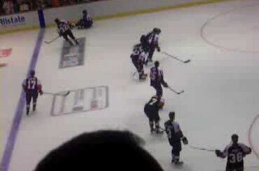 Flyers pre-game practice