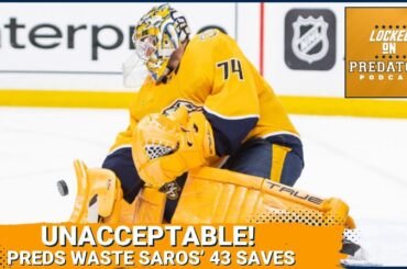 Predators Waste Vintage Saros Game with "Unacceptable" Performance Against Devils | NHL Podcast