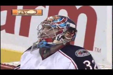 Jeff Carter Amazing Faceoff Goal vs Blue Jackets 2010