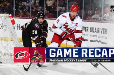 Hurricanes @ Coyotes 2/16 | NHL Highlights 2024