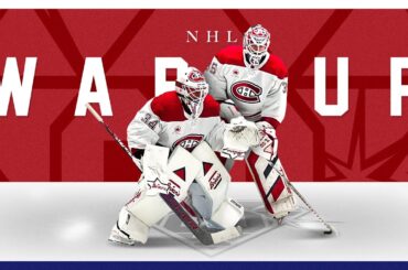 NHL Warmup: Montreal Canadiens Sam Montembeault & Jake Allen