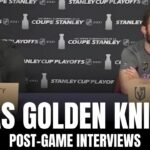 Max Pacioretty & Brayden McNabb on Robin Lehner Huge Game, Nicolas Roy Game Winner vs. Montreal