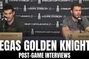 Max Pacioretty & Brayden McNabb on Robin Lehner Huge Game, Nicolas Roy Game Winner vs. Montreal