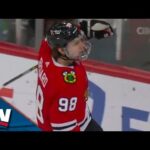 Blackhawks' Connor Bedard Shot Sneaks Through Five-Hole For First Goal Since Return From IL