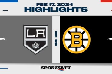NHL Highlights | Kings vs. Bruins - February 17, 2024