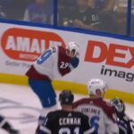 Nathan MacKinnon Face Injury February 15