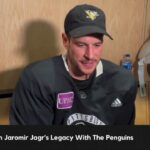 Penguins Players React To Jaromir Jagr Joining Penguins Practice