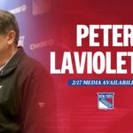 NYR Practice: Peter Laviolette Media Availability | February 17, 2024