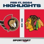 NHL Highlights | Senators vs. Blackhawks - February 17, 2024