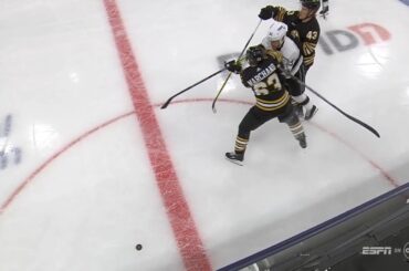 Los Angeles Kings Bench Upset Brad Marchand Got Away With A Penalty