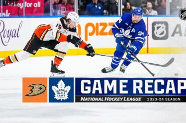 Ducks @ Maple Leafs 2/17 | NHL Highlights 2024