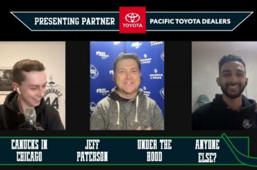 Jeff Paterson on Canucks lines with Höglander, Pettersson & Lindholm; Mikheyev dropping, Jett Woo