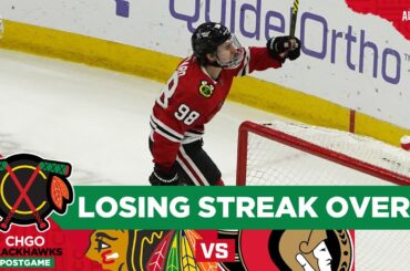 Connor Bedard, Jason Dickinson Lead Chicago Blackhawks WIN vs Senators | CHGO Blackhawks Post