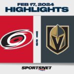 NHL Highlights | Hurricanes vs. Golden Knights - February 17, 2024
