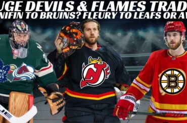 NHL Trade Rumours - Flames & NJ Trade? Hanifin to Bruins? Fleury to Leafs or Avs? Jagr Joins Pens