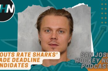 Team 33 Rates Sharks' Trade Deadline Candidates