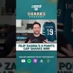 REACTION: Filip Zadina's Career Night Powers San Jose Sharks To 6-3 Win