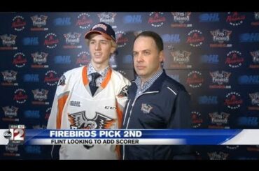 Flint's ABC 12 News Previews Firebirds OHL Draft Day (4/5/19)