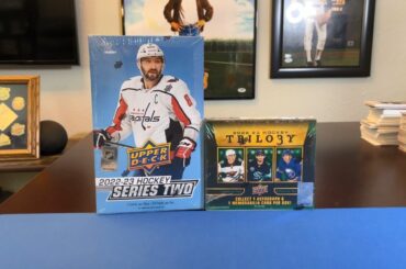 Sports Card Club Group Box & Case Breaks 2022-23 Upper Deck Trilogy and S2 Hobby Hockey Group Break