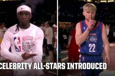 The 2024 NBA Celebrity All-Star Game player introductions 🤩 | NBA on ESPN