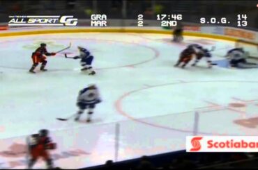 Andreas Athanasiou and Xavier Ouellet ring their shots of the post