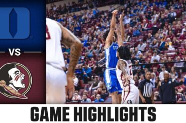 Duke vs. Florida State Game Highlights | 2023-24 ACC Men's Basketball