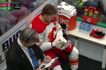 Matthew Tkachuk And John Klingberg Drop The Gloves