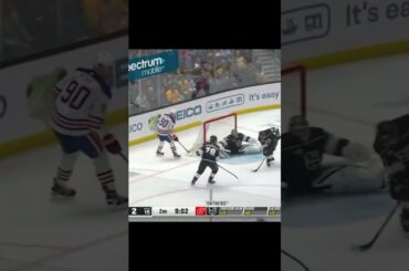 David Rittich with a great save vs Oilers #shorts #czech #nhl #hockey