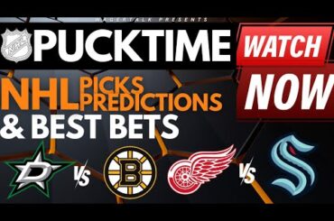 NHL Predictions, Picks & Odds | Red Wings vs Kraken | Senators vs Lightning | PuckTime Feb 19