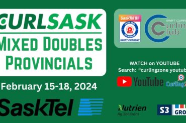 Schlechter/Grabarczyk vs. Kessel/Ede - Draw 4 - Saskatchewan Mixed Doubles Curling Provincials [1]