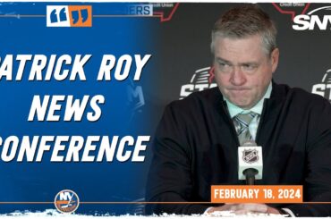 Patrick Roy reacts to blown lead in Islanders 6-5 loss to Rangers | SNY