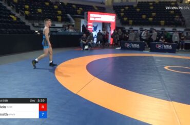 55 Kg 7th Place - Tyler Klein, Wisconsin Vs Cole Smith, Army (WCAP)