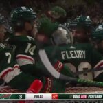 553 FOR MARC ANDRÉ FLEURY! It’s a Wild win on Flower Night 🔥💐 / 9.02.2024