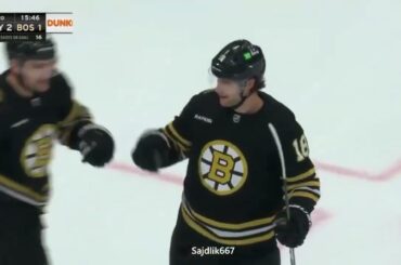 Pavel Zacha scores vs Flames (2/6/2024)