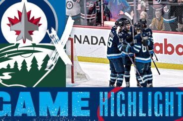 Winnipeg Jets vs. Minnesota Wild - Game Highlights