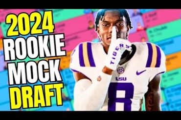 2024 Dynasty Football Rookie Mock Draft w/ Landing Spots | 2-Round Superflex TE Premium