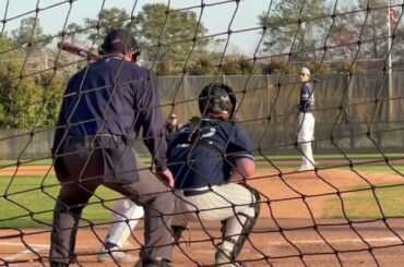 2025 RHP Logan Brown Pitching Feb 21 @ Kings Ridge