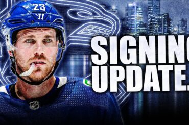 IT'S NOT LOOKING GOOD FOR ELIAS LINDHOLM… CANUCKS SIGNING NEWS & ROSTER UPDATES (Hronek, Bains)