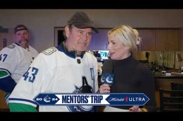 Jim Hughes at the Canucks Mentors' Trip