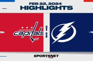 NHL Highlights | Capitals vs. Lightning - February 22, 2024