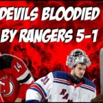 NJ Devils Bloodied and Beaten Lose To Rangers 5-1  RIP Season: The Funeral and Rant