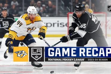 Predators @ Kings 2/22 | NHL Highlights 2024