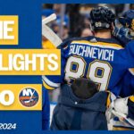 Game Highlights: Blues 4, Islanders 0