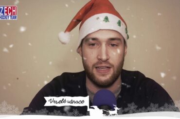 Rolničky v podání hokejových reprezentantů ČR: Dominik Furch, Pavel Francouz a Adam Polášek