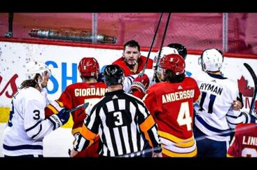 Matthew Tkachuk Has A Meltdown After Jake Muzzin Shoots The Puck At Him!