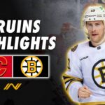 Bruins Highlights: Flames Take Boston Wire-To-Wire in OT