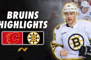 Bruins Highlights: Flames Take Boston Wire-To-Wire in OT